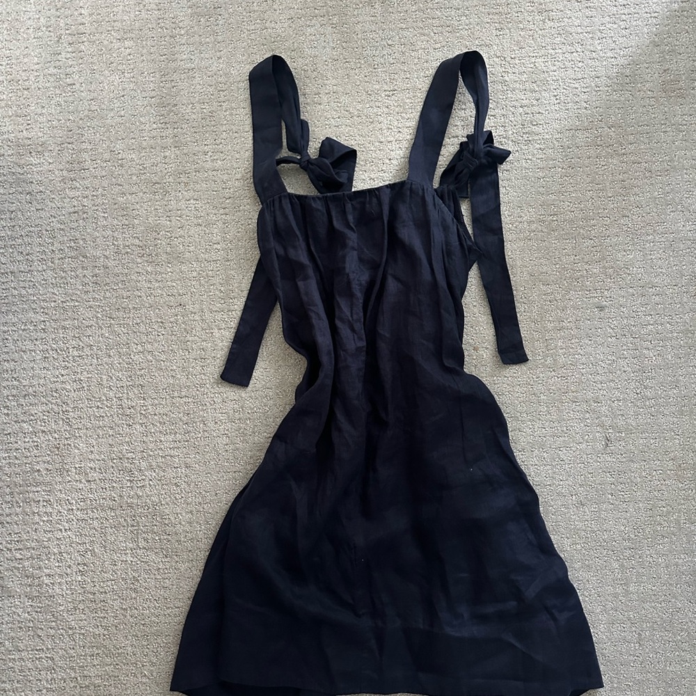 COS Black Strappy Mini Dress